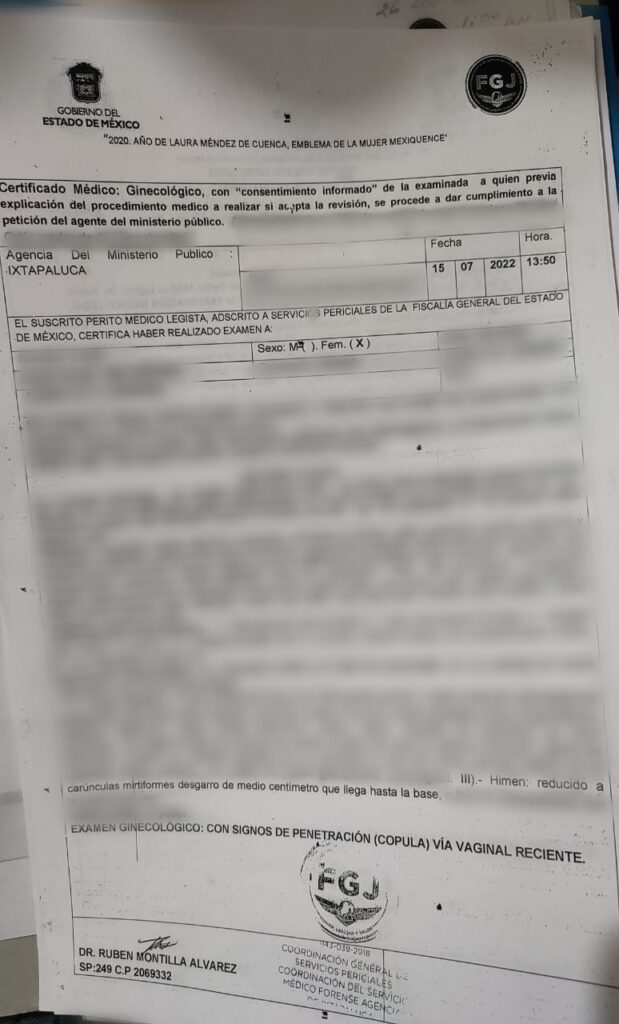 Resultados del Certificado Médico